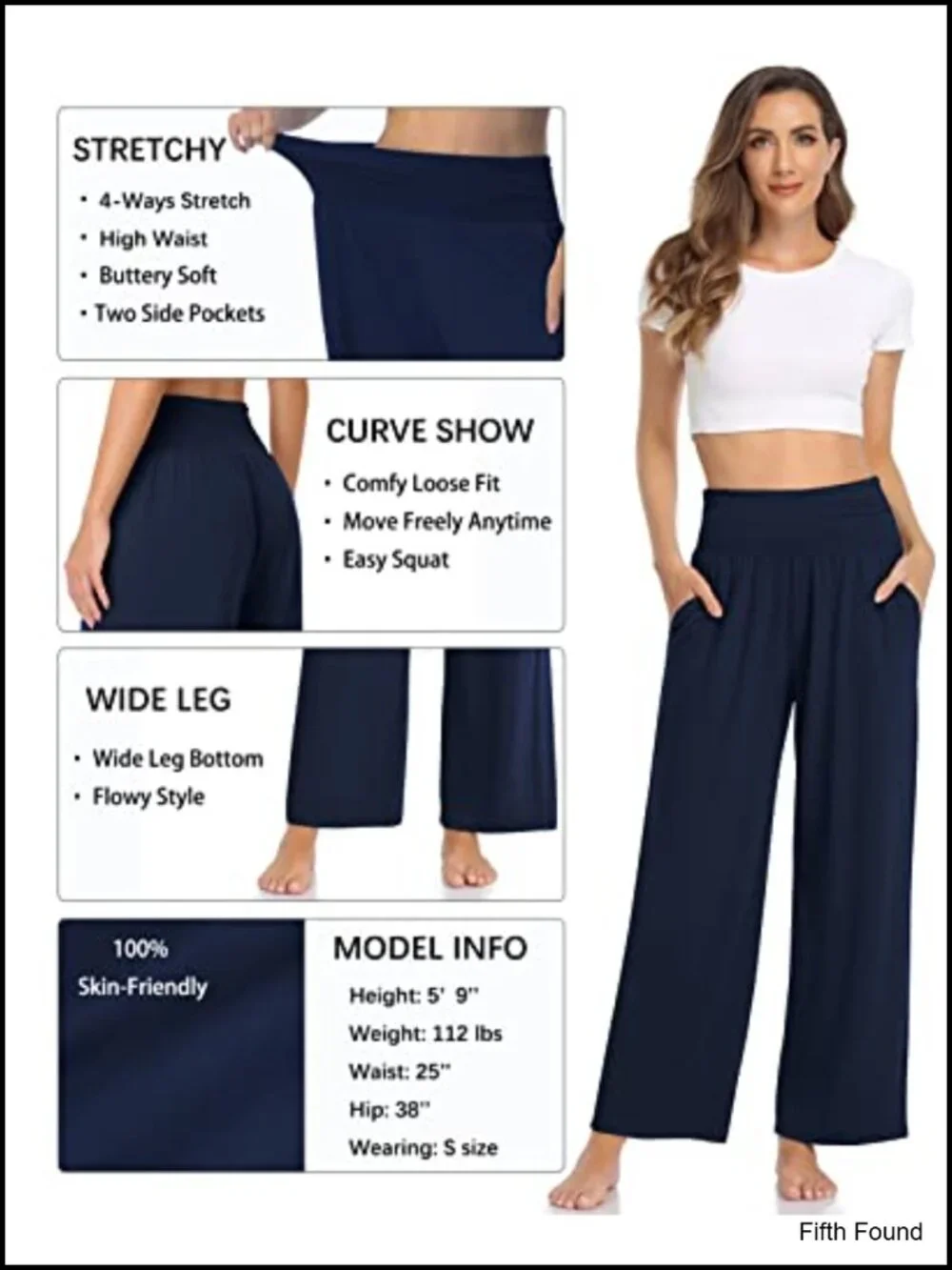 Wide Leg Pants Casual Loose Yoga Sweatpants Comfy Lounge Pajama Flowy Pants